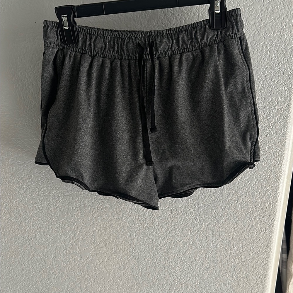 SO Black Athletic Shorts with Elastic Waistband and Lightweight Fabric